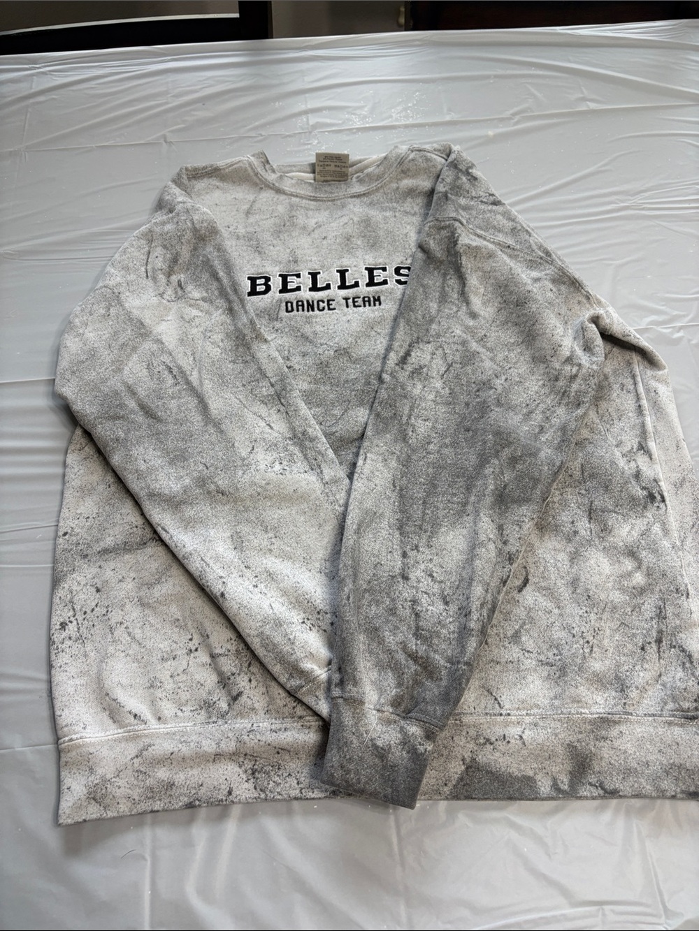 Comfort Colors Sweat Shirt Belle Dance Team Size L